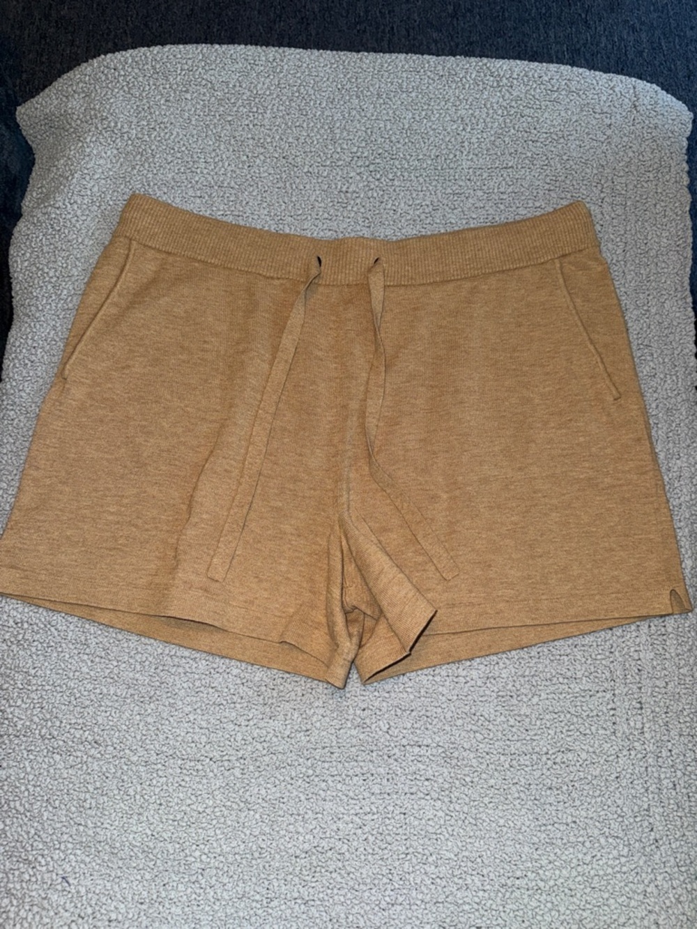 Banana Republic Knit Drawstring Shorts - Camel Brown